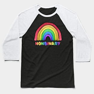 Nonbinary Rainbow Baseball T-Shirt